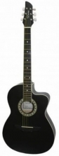 C931-BK Акустическая гитара, с вырезом, черная, Caraya в Орле магазин Мелодия