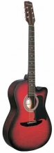 C901T-BS Акустическая гитара, с вырезом, санберст, Caraya в Орле магазин Мелодия